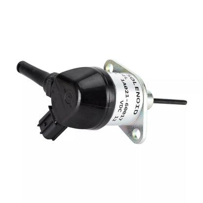 Solenoide de corte de combustible 1A021-60017 compatible con Kubota D1503 V2003 V2203 V2403