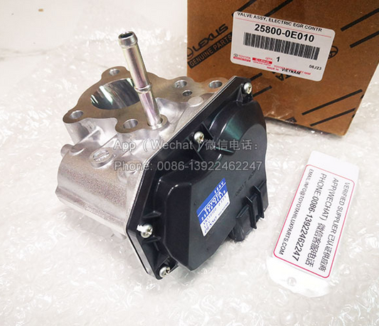 2580011010 Conjunto de válvulas EGR original Toyota eléctrico 25800-11010