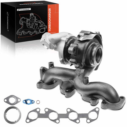 A-Premium - Kit completo turbocompresor turbocompresor, con junta, compatible con Audi A3 2010-2013 y Volkswagen Jetta 2009-2014, Beetle 2013-2014, Golf 2010-2014, 2.0L Diesel, reemplazo#