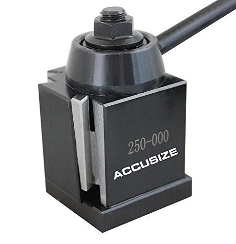 Accusize Industrial Tools OXA Juego de postes de herramientas y paquete de inserción TCMT para mini torno