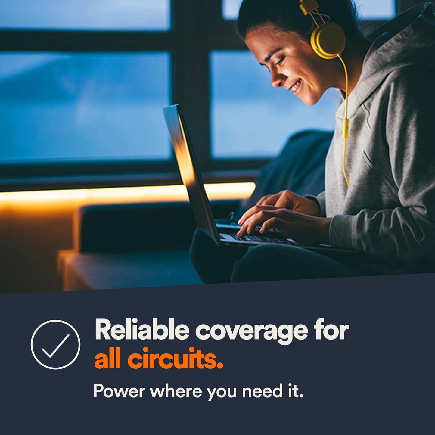 Generac Interruptor de transferencia automática de generador monofásico de 100 amperios RXSW100A3 - Entrada de servicio nominal - Carcasa de aluminio NEMA 3R para exteriores - Administración de