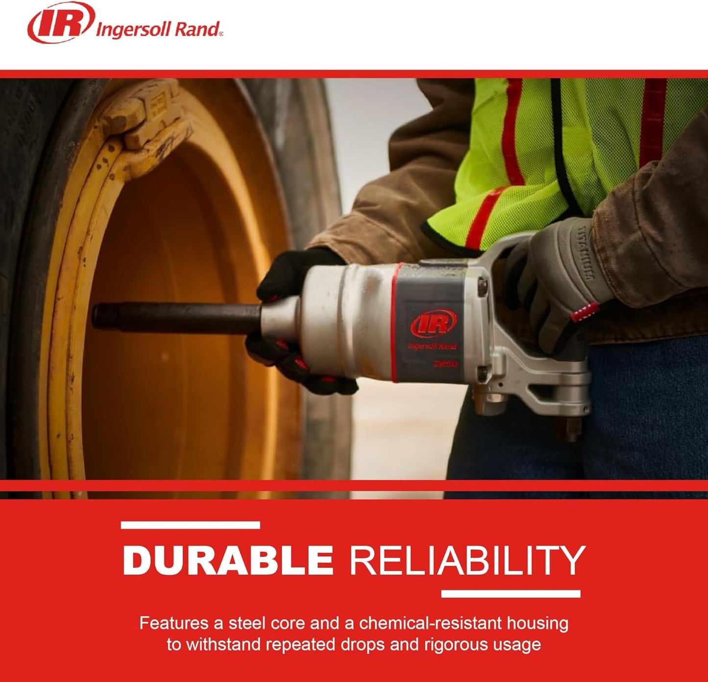 Ingersoll Rand 2850MAX-6 Pistola de Impacto Neumática, 1"