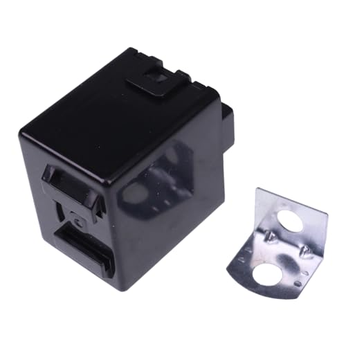HOLDWELL Relé de parada solenoide de relé de retardo de tiempo de 12 V 061700-3770 0617003770 compatible con el motor Denso Kubota B1550D B1550HST B1750HST B2150E B7410D BX1830D BX2200D BX2330D 115D