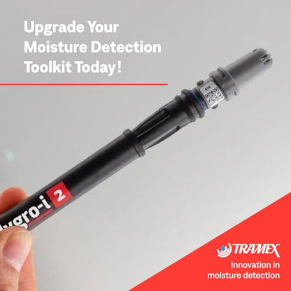 Tramex Hygro-i2 Sonda de humedad relativa HIPP1 (paquete de 1) | Sensor de hormigón RH reutilizable in situ para probar ASTM F2170 | Uso con nuestro sistema de prueba de humedad de hormigón