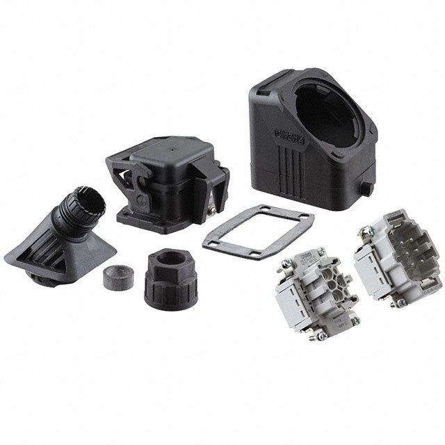 Phoenix Contact 1407710 HEAVYCON® Side-Hood, Bottom-Base 6+Ground