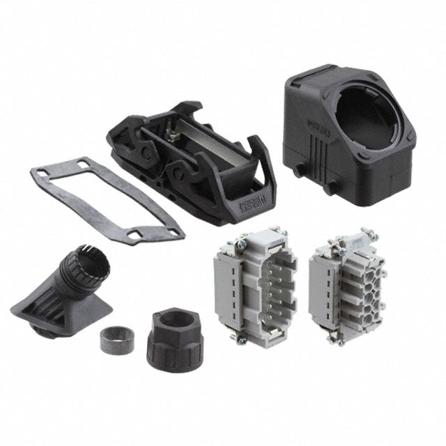 Phoenix Contact 1407711 HEAVYCON® Side-Hood, Bottom-Base 10+Ground