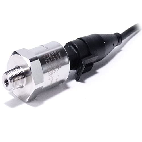 LEFOO Transductor de presión de combustible T2000 0-200SI Sensor de remitente Transmisor de presión de aceite de acero inoxidable 316 Transductor de presión de rosca NPT de 1/8 "para aceite