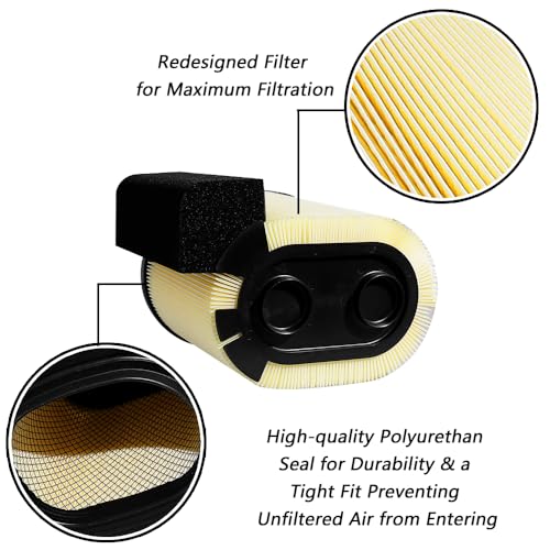 Engine Air Filter FA1927 – Compatible With 6.7L Powerstroke Ford Motorcraft – HC34-9601-AF