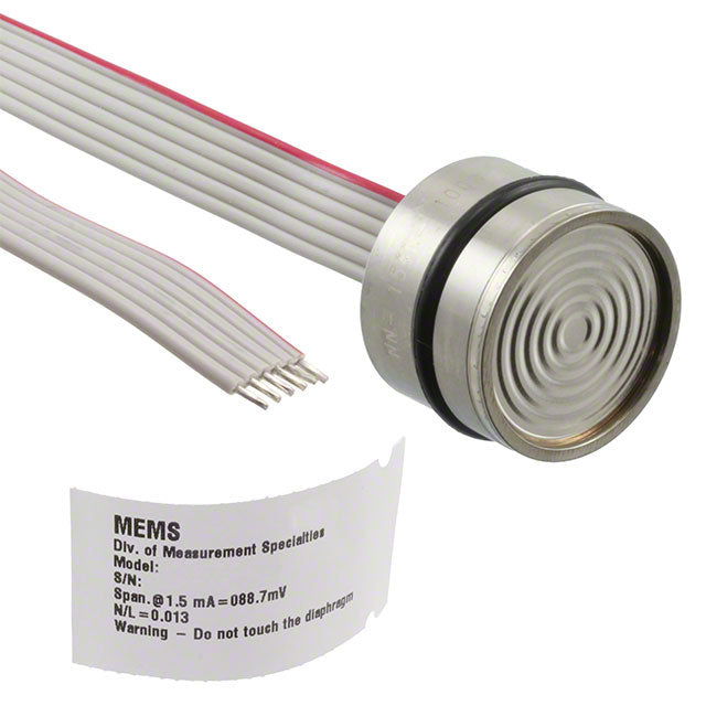TE Connectivity Measurement Specialties 154N-100G-R - Manómetro ventilado 100PSI (689.48kPa)