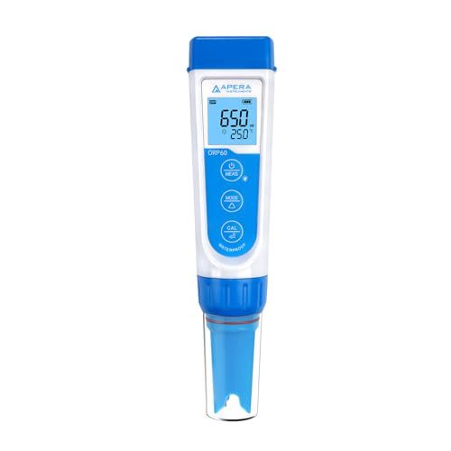 Apera Instruments Premium Line ORP60 - Kit de probador de bolsillo ORP, sonda reemplazable, precisión de 1 mV/±0.2% F.S, rango de ±1000 mV