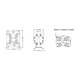 Bomba neumática de doble diafragma de aluminio de 3/4" de Lubeworks #ITIPU20301