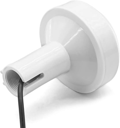 Antena GPS marina reemplazo de antena para Garmin GPSMAP GDU GNC NavTalk Pilot StreetPilot AIS barco navegación receptor Fishfinder Sounder+cable de 26 pies conector TNC adaptador BNC+base de