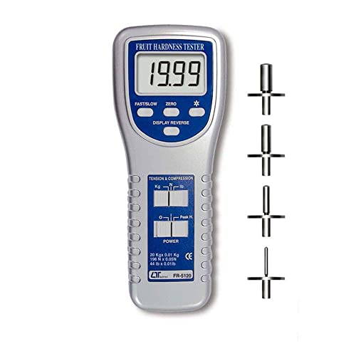 Durómetro de frutas | Esclerómetro de frutas | Probador de madurez de frutas | Penetrómetro | Probador de firmeza de fruta con alta precisión Modelo: FR-5120