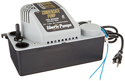 Liberty Pumps LCU-20S Bomba de condensado automática de cabeza de 115 voltios de 20 pies con interruptor de seguridad, 3/8 pulgadas