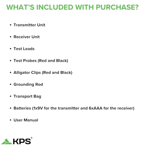 KPS -CC840 Advanced Wire Tracker - Herramienta de detección de cables y tuberías de precisión