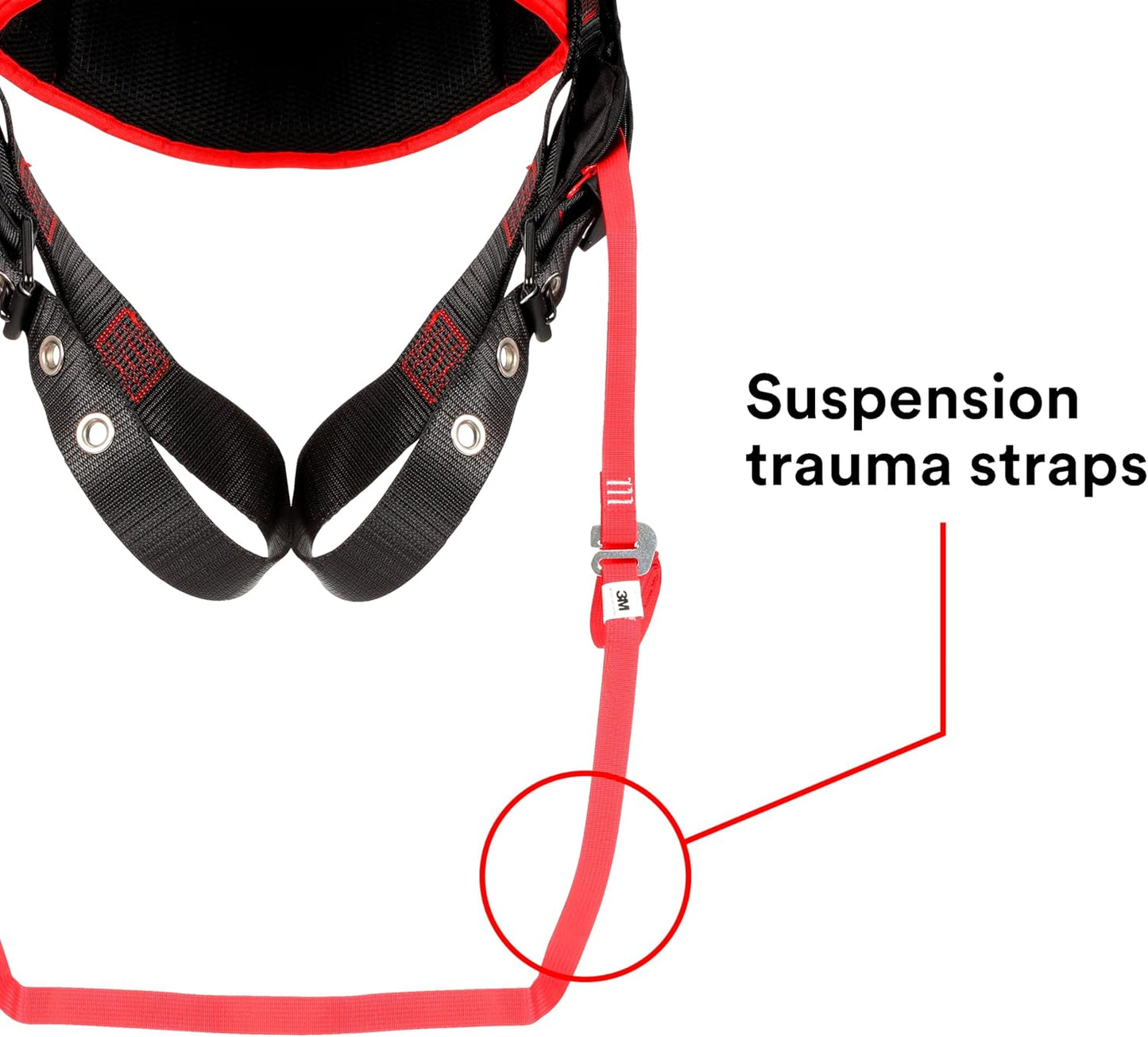 3M Protecta Medium - Arnés de posicionamiento de cuerpo completo con adaptador de red Easy-Link, soporte de cordón de reinicio automático e indicador de impacto