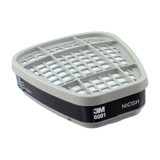 3M 6001 6000 Filtro de respirador de reemplazo Negro, gris