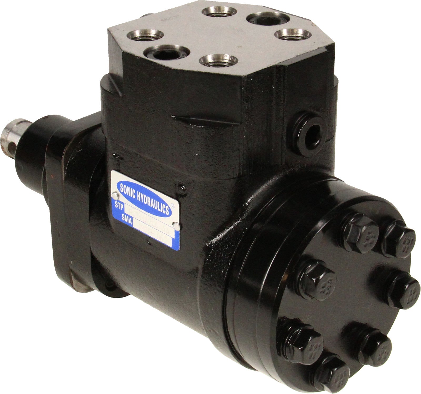 Bomba de motor manual orbital con válvula de alivio 86602557 compatible con Ford New Holland 4610N