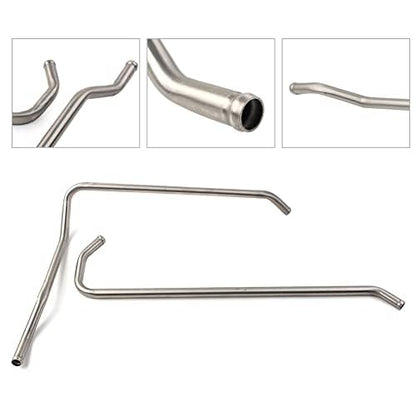 Líneas de calentador de acero inoxidable (línea de alimentación y retorno), nueva actualización CUMMINS 12V, para Dodge 1989-1998 (motor de 12 V), 3912086, 3912087