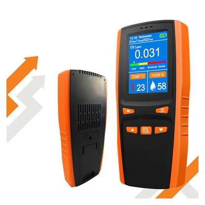 Detector de gas de alcantarillado, analizador de ozono, contaminación de calidad del aire, monitor portátil de mano, detector de gas ozono O3, sensor inteligente, medidor de ozono para el trabajo 1005006982263774