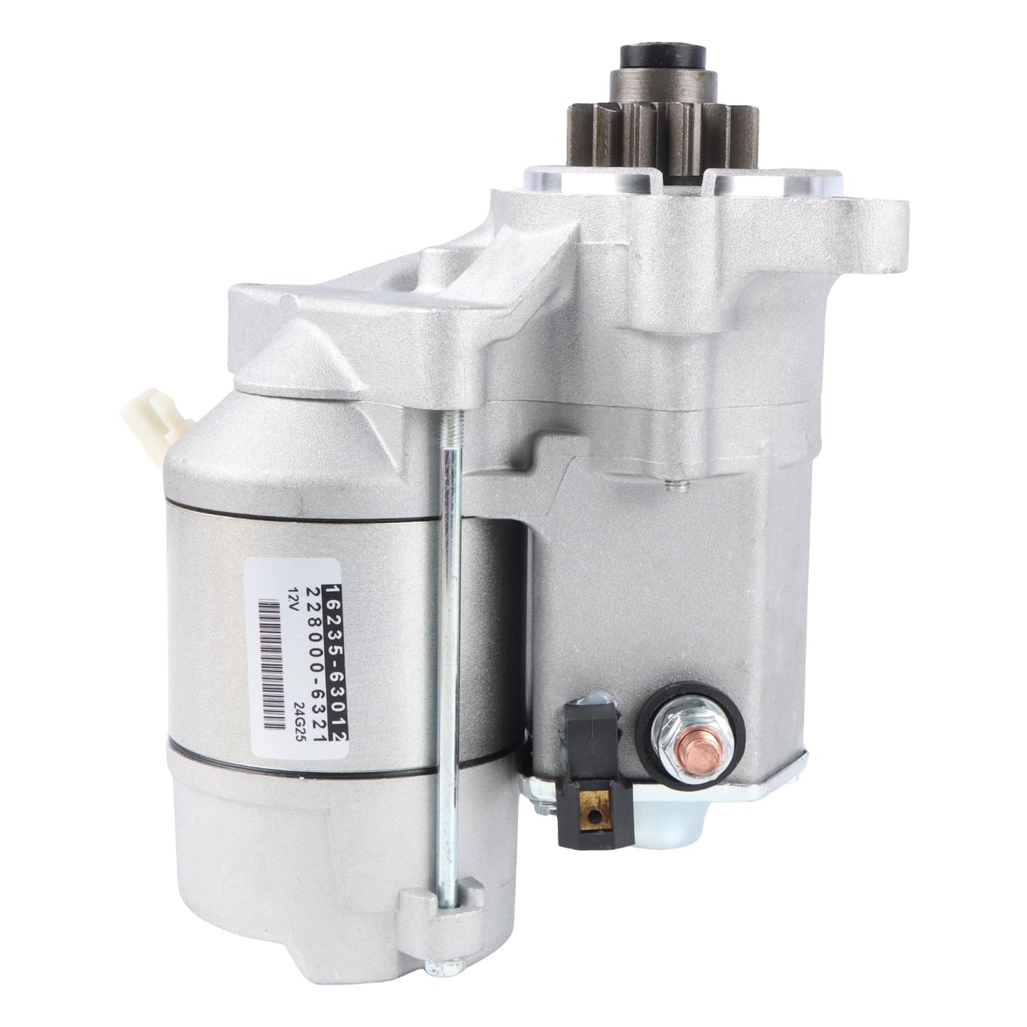 12V 9T 1.4KW Starter Motor 16235-63012 16235-63010 16235-63011 Starter Compatible with Kubota Engine D1105 D1005 V1505 BX2200 RTV1100 RTV1140 RTV900 KX61-2 BX23 Aftermarket Spare Parts