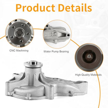 Bomba de agua apta para Volvo VN VNL VHD D9 D11 D13 D16 B9L FH ENG VE16 FH ENG VE13 y MACK MP8 Engine TKB 70.030 Reemplazar 85124623 85109694 20538845 9777777705