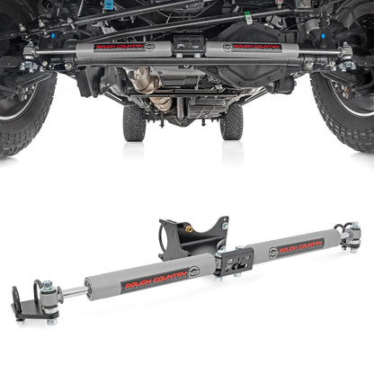 Rough Country Estabilizador de dirección dual N3 para Ford Super Duty 05-24 - 8749130