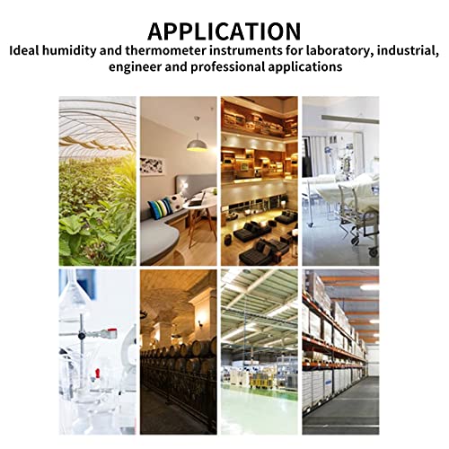 HT-86 Temperatura Digital y Humedad del Medidor Higrómetro Termómetro de Temperatura Húmeda de Temperatura y Medidor de Temperatura del Punto de Rocío, Punto de Rocío -50~60℃, Bulbo Húmedo -20~60℃