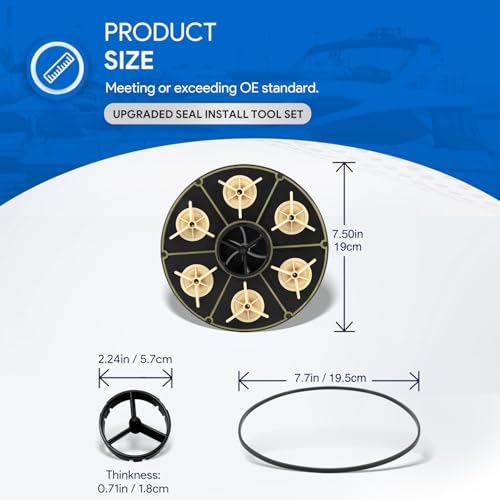 Kit de módulo de 6 puertos premium de repuesto para válvula de agua Paramount, 004-302-4408-00 pieza de repuesto con carcasa de válvula Oring, 004302440800, 005302010000