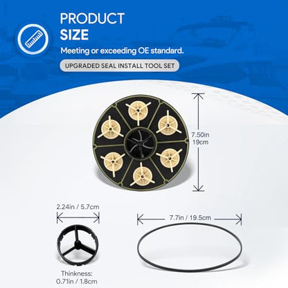 Kit de módulo de 6 puertos premium de repuesto para válvula de agua Paramount, 004-302-4408-00 pieza de repuesto con carcasa de válvula Oring, 004302440800, 005302010000
