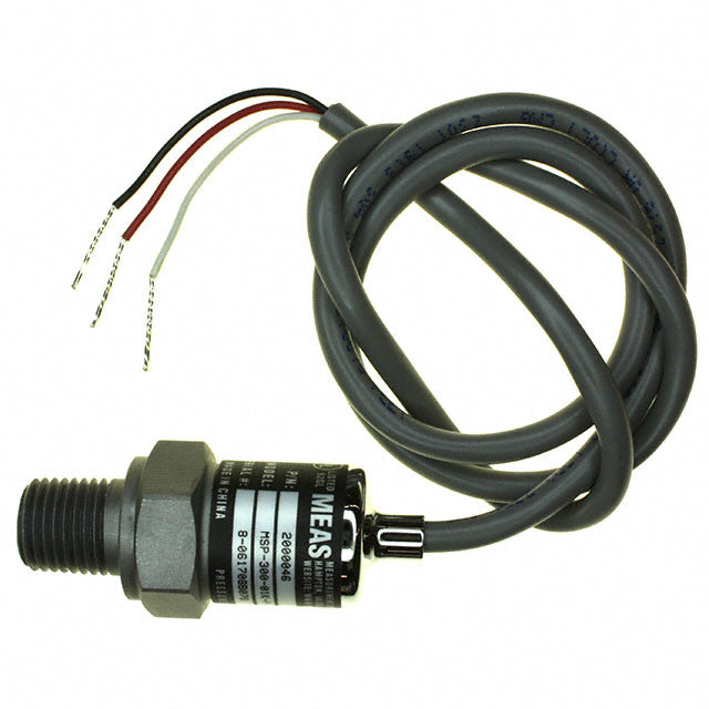 TE Connectivity Measurement Specialties M3031-000005-01KPG MSP300 Automatización industrial Manómetro ventilado Voltaje analógico Macho - 1/4" (6.35mm) NPT