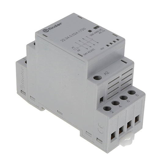 Finder Relays, Inc. 22.34.0.024.1720 22 Riel DIN 24VCA/CC