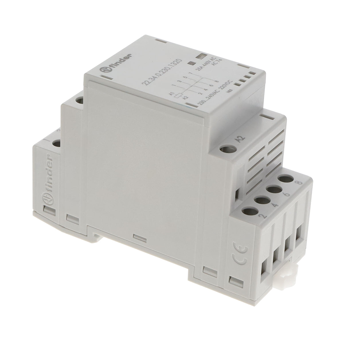 Finder Relays, Inc. 22.34.0.230.1320 22 Riel DIN 230VCA/CC