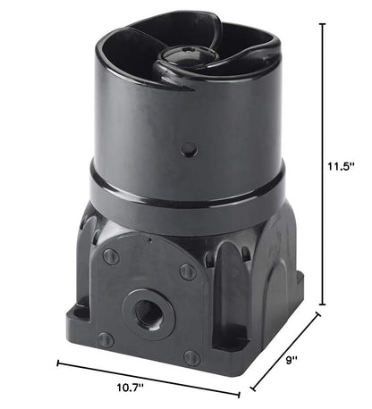 Federal Signal G-SND-MV-D Serie Global Sounder, Multi-Tono, Multi-Voltaje, Montaje en Superficie, Negro