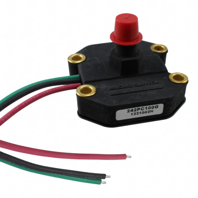Honeywell Sensing and Productivity Solutions 242PC100G 240PC Manómetro ventilado 100PSI (689.48kPa)