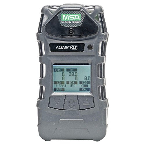 MSA 10116925 Detector de gas ALTAIR 5X, pantalla monocromática, LEL, O2, CO, H2S, SO2 10116925