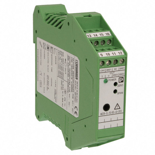 Phoenix Contact 2814728 MCR Transductor de corriente 0 ~ 55A ±10VCC, 0 ~ 20mA