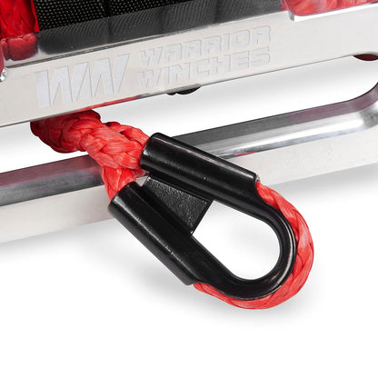 Warrior Winches Samurai 8,000 lbs 12v cabrestante eléctrico con cable de acero: perfecto para Jeep Wranglers, camiones, ATV y aventuras todoterreno. Controles inalámbricos