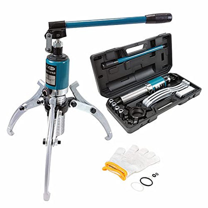 Extractor de engranajes hidráulico Nmaza de 3 mandíbulas de 10 pulgadas, separador de tracción de rodamientos de rueda de 10 toneladas, bomba 3 en 1, máquina de dibujo de tubo de aceite M/caja