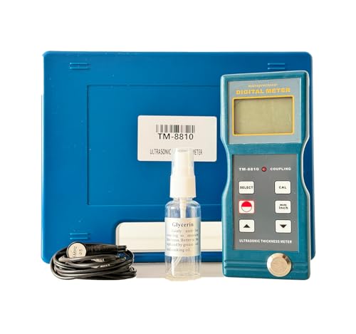TM-8810 Medidor de espesor ultrasónico TM8810 Rango de medición 0.059-7.874 in / 0.06-8 pulgadas Resolución 0.004 in