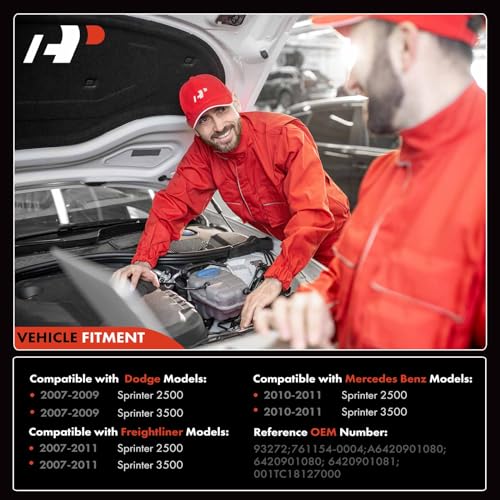 A-Premium - Kit de turbocompresor turbo completo, con junta, compatible con Dodge Sprinter 2500/3500 07-09 y Mercedes-Benz Sprinter 2500/3500 y Freightliner Sprinter 2500 07-11, 3.0L