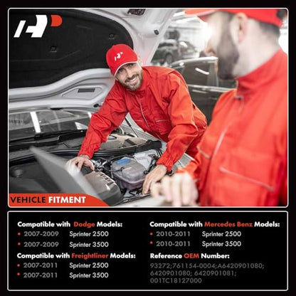A-Premium - Kit de turbocompresor turbo completo, con junta, compatible con Dodge Sprinter 2500/3500 07-09 y Mercedes-Benz Sprinter 2500/3500 y Freightliner Sprinter 2500 07-11, 3.0L