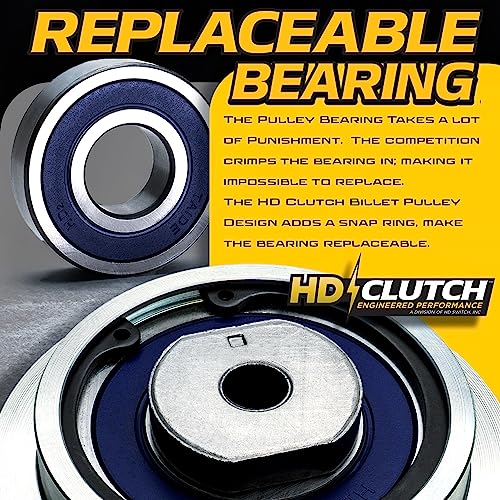 Interruptor HD AM141536 AM136787 de embrague de alto par y interruptor de hoja de 10 A AUC10632 para John Deere EZtrak Z225 Z235 Z445 Z465 42 48 54 cortacésped de giro cero EZ-Trak - Polea de billet y 10AMP Actualización PTO