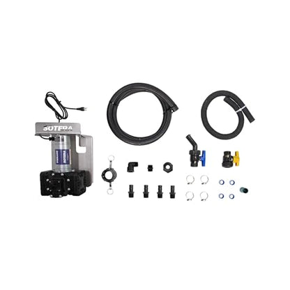 Fill-Rite SS470B - Bomba de transferencia química de 115 V CA con montaje IBC, manguera y tubo de succión, bomba de transferencia de fluidos viscosos de alta resistencia, soporta uso continuo