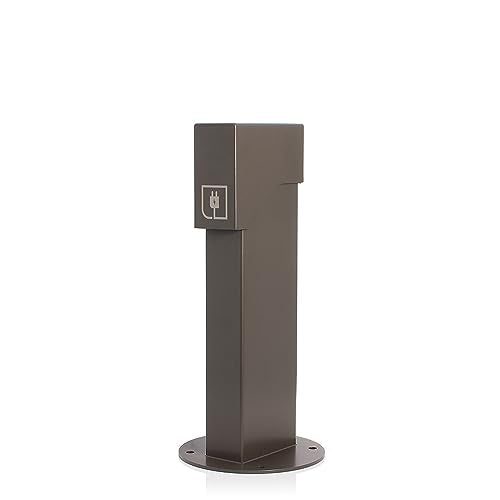 Leviton Pedestal eléctrico 1PH18-Z, bisagra estándar, montaje en superficie, bronce