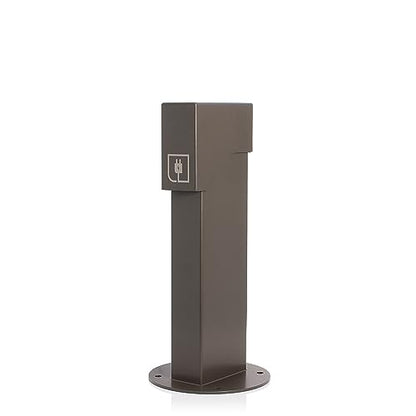 Leviton Pedestal eléctrico 1PH18-Z, bisagra estándar, montaje en superficie, bronce