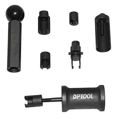 Kit extractor de extracción de inyector de combustible, herramienta de instalación de sello de inyector compatible con Volkswagen TDi 4 Cyl 8V 16V Diesel Reemplazo para Audi VW 1.2 1.4 1.6 1.8 2.0 2.7