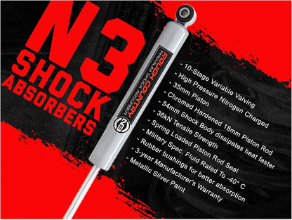 Rough Country Estabilizador de dirección dual N3 para Ford Super Duty 05-24 - 8749130