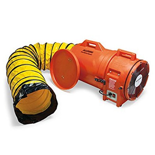 Allegro Industries 9543-15 Soplador Compaxial de Plástico con Conductos de 15', Ac, 220V/50 Hz, 12"