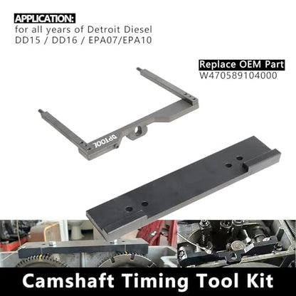 DPTOOL Kit de herramientas de sincronización del árbol de levas del motor para Detroit Diesel DD13 DD15 DD16